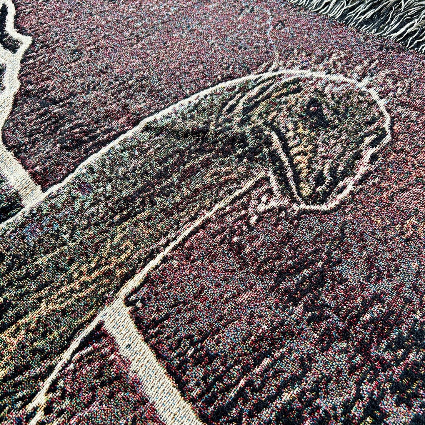 Dinosaur in the Rain blanket (60"x50")