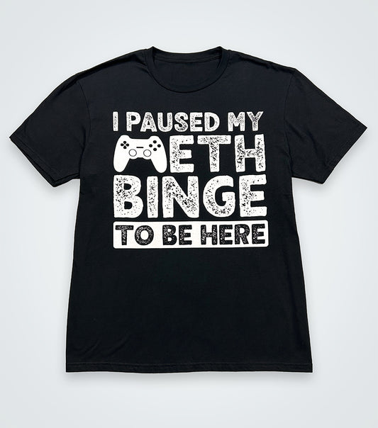 I paused my meth binge to be here
